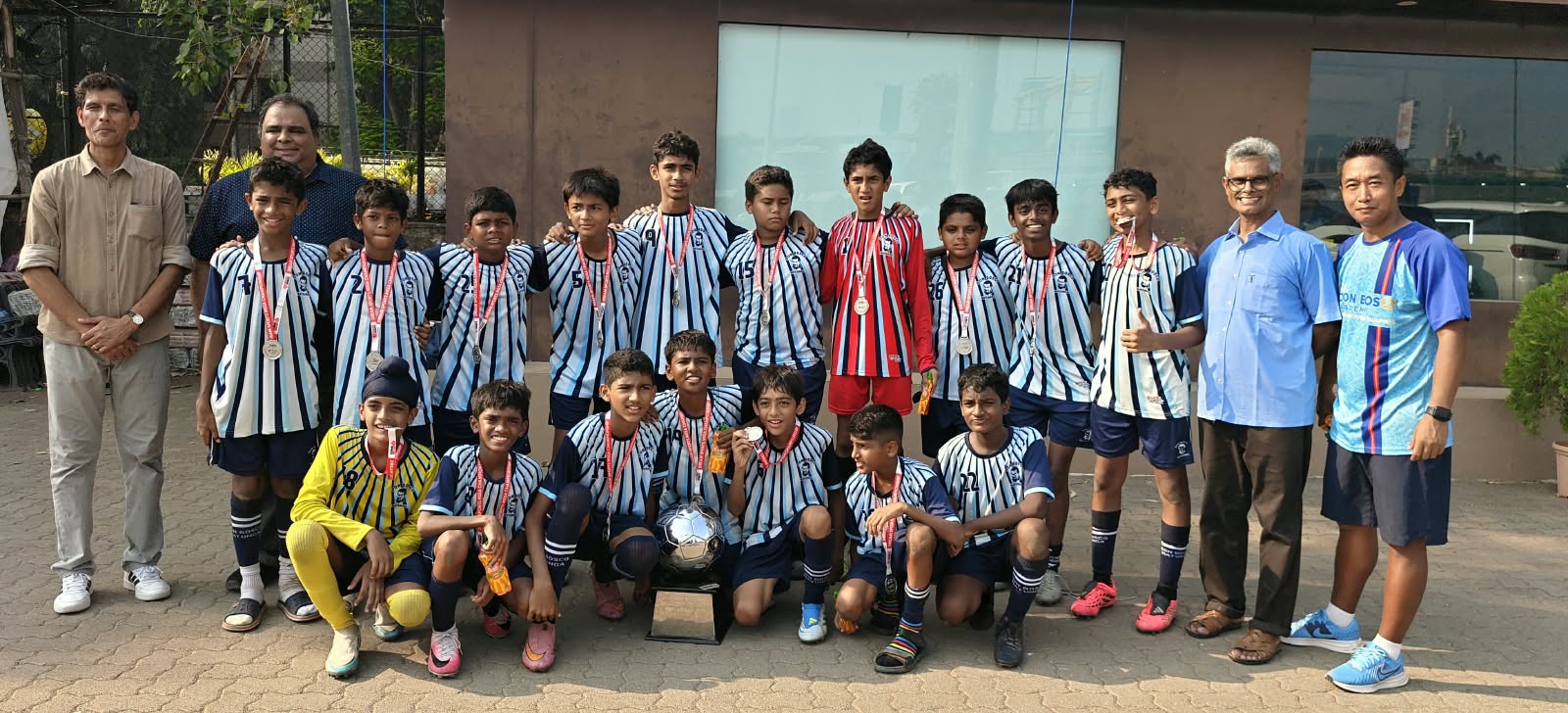 DON BOSCO HIGH SCHOOL, MATUNGA U-14 FOOTBALL TEAM DISPLAYS GRIT AND DETERMINATION AT THE MSSA UTPAL SANGHVI CUP.